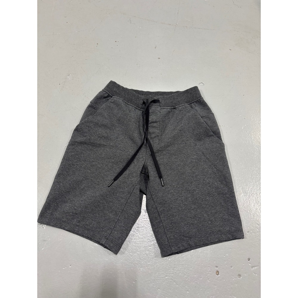 Lululemon Mens City Sweat Short 9 Inch Heathered Charcoal Grey Size S